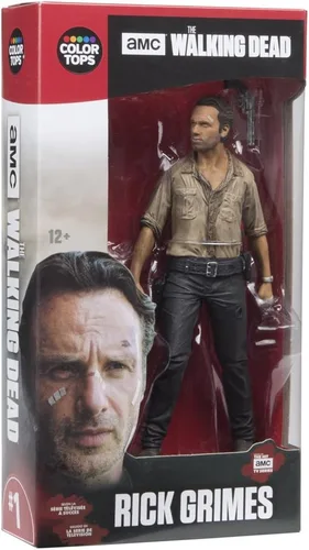 Vista 2 de Figura De Acción McFarlane Toys The Walking Dead TV Rick Grimes 7 pulgadas, Coleccionable
