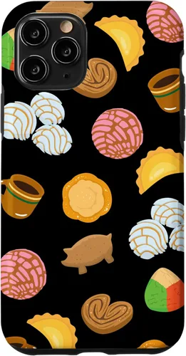 Vista 29 de Conchas Pan Dulce Pattern Black Phone Case Latina Gift Case Case for iPhone 17