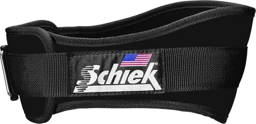 Schiek Sports 2006 Nylon 6" Cinturón de levantamiento de pesas - Cinturón de soporte para levantamiento de potencia
