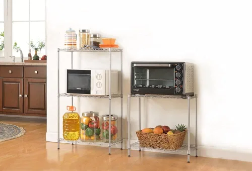 Vista 7 de Clips de Estante de Alambre Fundas de Estantería - Paquete de 8 Clips de Bloqueo de Estante para Poste de 1" - Fundas de Estantería de Repuesto