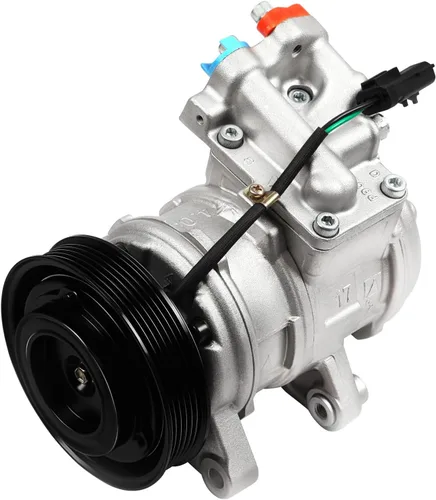 SCITOO Compresor de CA CO 22034C y embrague de A/C compatible con J-eep Wrangler TJ Grand Cherokee 4.0L 1999-2006