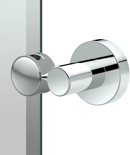 Vista 2 de Gatco 4639 Glam Espejo ovalado sin marco, 26.5 pulgadas, cromado