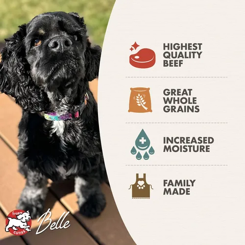 Vista 3 de Fromm Comida para perros con paté de carne de res y cebada - Comida húmeda prémium para perros - Receta de carne de res - Caja de 12 latas