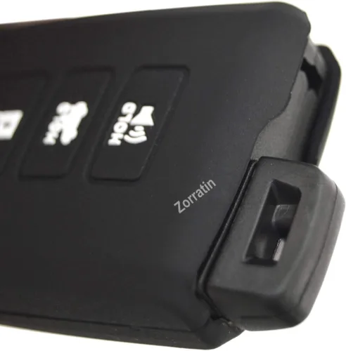 Vista 5 de Funda protectora de silicona para llavero remoto compatible con Toyota Camry Corolla Highlander Sequoia 4Runner 2016-2020
