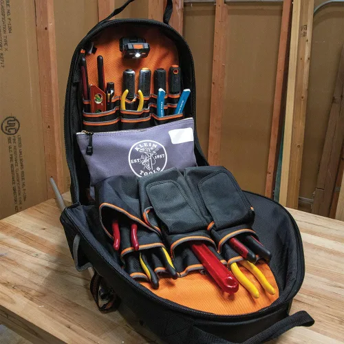 Vista 10 de KLEIN TOOLS 55578 Bolsa con cremallera con divisor, lona No. 10, organizador de bolsas de herramientas resistentes de 7 x 12-1/2 pulgadas, multiusos