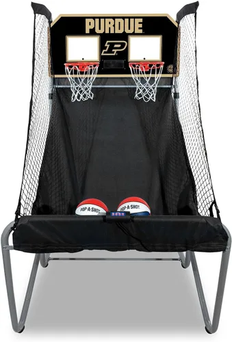 Vista 19 de Pop-A-Shot - Home Dual Shot with NCAA Graphics l Sensor Scoring l 16 Game Modes l 7 Balls l Foldable Storage l for All NCAA Fans