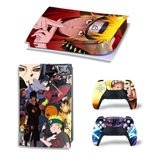 Boorsed PS5 Console and DualSense Controller Skin Vinyl Sticker Decal Cover, Suitable for Playstation 5 Digital Edition Console and Controller,