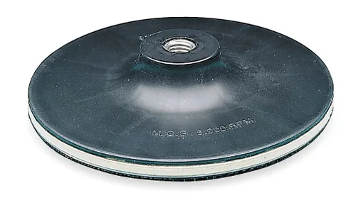 Vista 3 de 3M(TM) 905 soporte de almohadilla de disco, acoplamiento de gancho y bucle, de 5 pulgadas de diámetro x 1/4 pulgadas de grosor, rosca externa