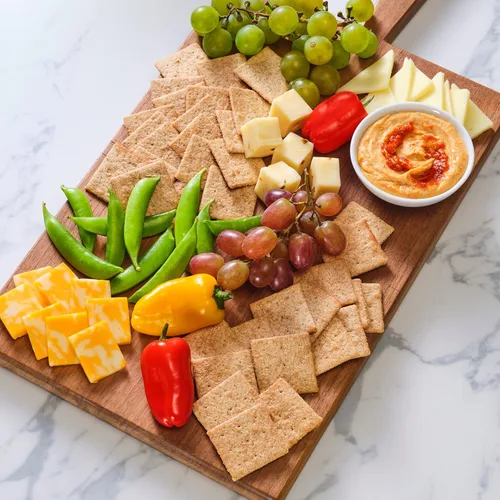 Vista 6 de Wheat Thins Snacks originales, galletas de trigo integral, galletas de aperitivos, 8.5 onzas