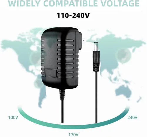 Vista 5 de SLLEA AC Adapter Replacement for Tivoli Audio M3WHT M3PIANO M3TPE Henry Clock AM/FM Radio Power PS