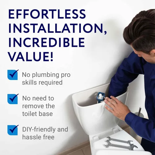 Vista 6 de Paquete de 2 sellos de válvula de descarga compatible con Kohler, repuesto para inodoro (equivalente a K GP1059291)