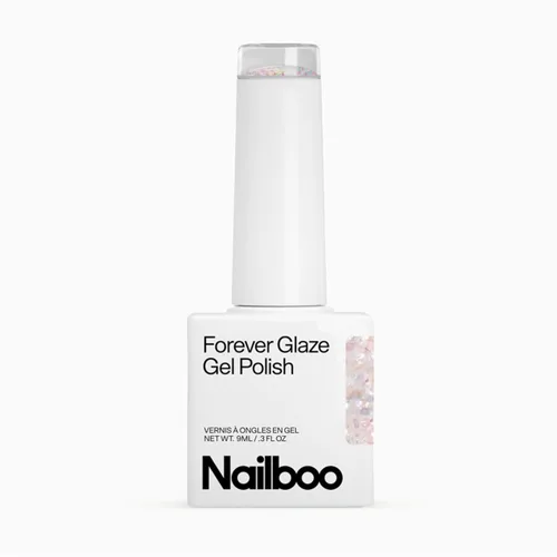 Vista 7 de Nailboo Esmalte de uñas de gel Forever Glaze Premium, esmalte de gel con capa base transparente con lámpara LED, autonivelante, color de uñas