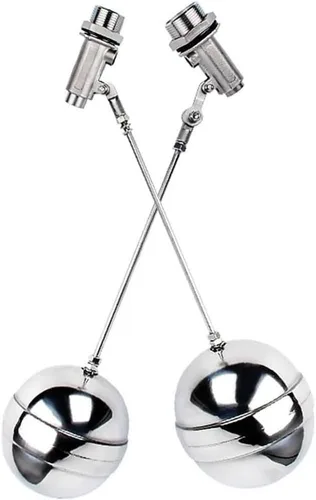 1pc 316L Stainless Steel Float Ball Valve - 1/2" & 3/4" Automatic Water Level Control for Tanks and Towers(1/2inch)