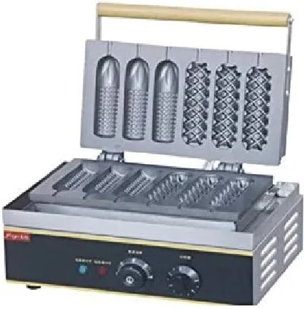 Máquina de gofres/pequeña máquina de pasteles/máquina de bocadillos/electrodomésticos/máquina de perritos calientes/máquina de maíz horneado