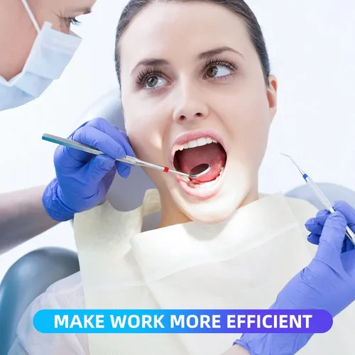 Vista 7 de Annhua Anillos de código de color para instrumentos dentales, anillos de código de color dental de silicona elástica para identificación