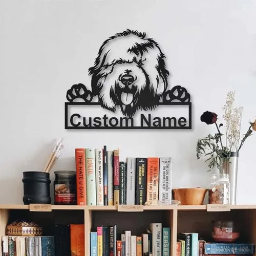 Vista 53 de Letrero de madera personalizado de perro Airedale Terrier Letrero de madera personalizado Airedale Terrier Airedale Terrier divertido Regalo