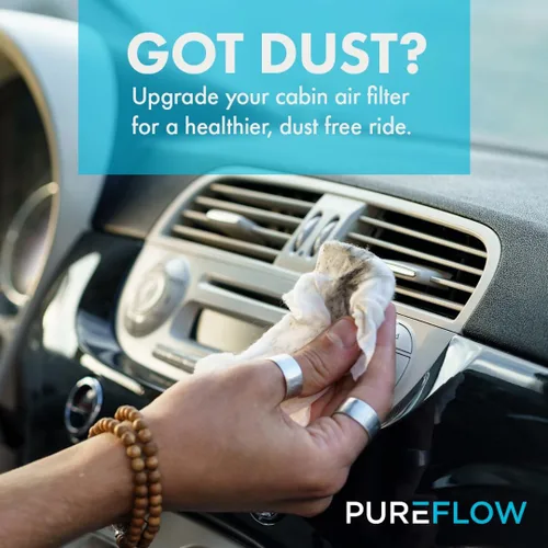 Vista 5 de Filtro de aire de cabina PureFlow PC9958X Compatible con Chevrolet Silverado 6500 HD 2019-2024, Silverado 5500 HD, Silverado 4500 HD, 2019-2024