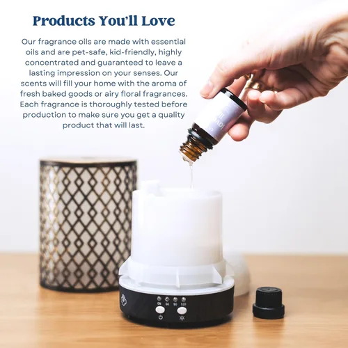 Vista 5 de CANDECraftCo Aceite de Fragancia Premium – Aceites de Difusor Fragancias Perfumadas para el Hogar, Suministros para Hacer Velas y Jabón, Mezclas