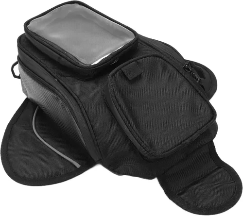 Vista 6 de Aramox Bolsa universal para motocicleta, mochila decorativa, impermeable, tela Oxford para montar, Popular