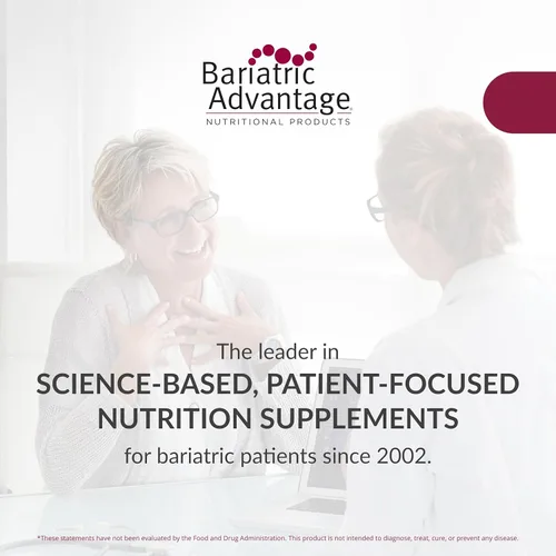 Vista 3 de Bariatric Advantage Picaduras masticables de citrato de calcio 250 mg con vitamina D3 para pacientes de cirugía bariátrica, incluyendo bypass