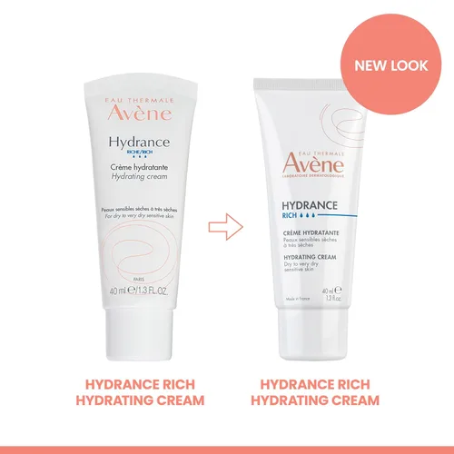 Vista 7 de Eau Thermale Avène Crema hidratante nutritiva Hydrance Optimale, de 1.35 onzas líquidas.