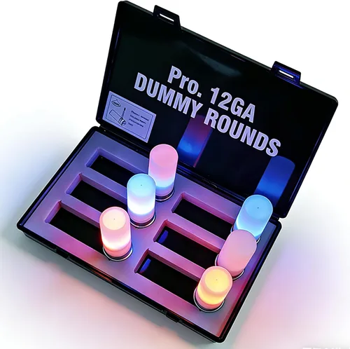 Vista 9 de Artemis Tapas de Seguridad Rondas de Entrenamiento Simuladas Reutilizables Múltiples Estilos con Peso Cercano al Real para Práctica de Fuego en Seco