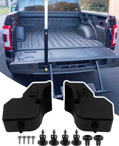 Vista 5 de Cojín de goma para parachoques de puerta trasera, lado derecho del pasajero e izquierdo para parachoques del conductor para Ford F150 modelos