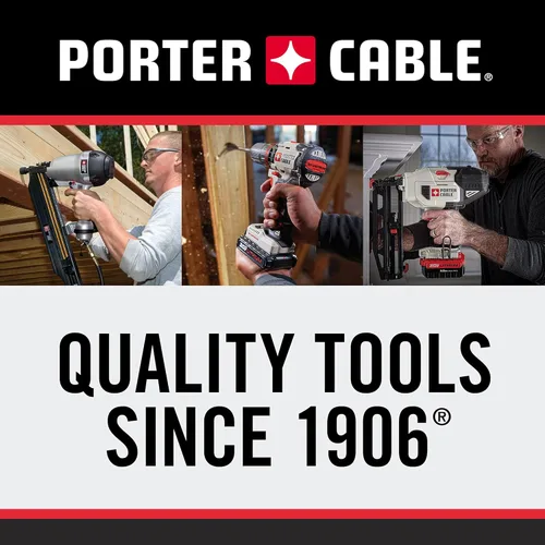 Vista 10 de PORTER-CABLE Kit combinado de 6 herramientas de 20 V MAX* Juego de taladro inalámbrico, destornillador de impacto, sierra circular, sierra