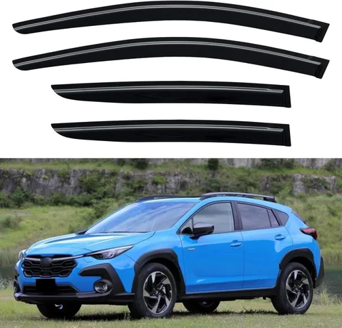 Vista 42 de Viseras de Ventana Protectores de Lluvia para Toyota Corolla 2009-2013, Deflectores de Viento de Ventilación de Ventana de Canal Externo Viseras