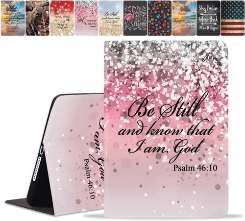 Vista 28 de Funda para Samsung Galaxy Tab A8 de 10.5 pulgadas (SM-X200/X205/X207), funda delgada de piel sintética con función de encendido y apagado automático