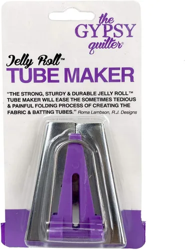 Gypsy Quilter Reglas y accesorios para hacer tubos Jelly Roll, color morado