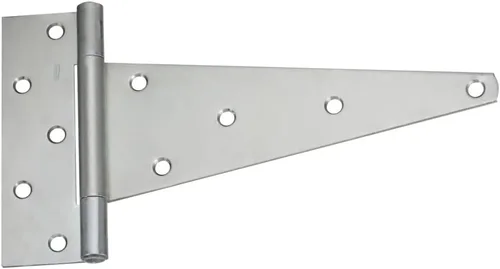 Vista 4 de National Hardware N129-072 286BC Bisagra T extra pesada en zinc plateado