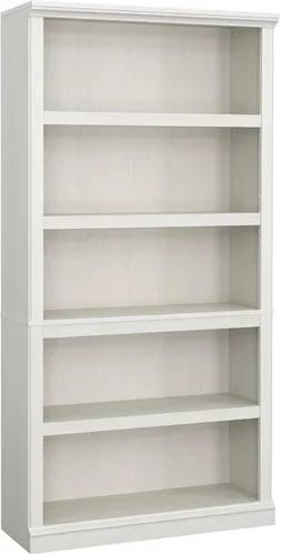Vista 12 de Estantería de 5 niveles de Sauder, estantería de madera multiusos para oficina en casa, sala de estar, en castaño tiza