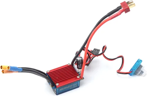 Vista 3 de GoolRC 2430 7200KV 4P Sensorless Brushless Motor with 25A Brushless ESC?Electric Speed Controller? for 1/16 1/18 RC Car Truck