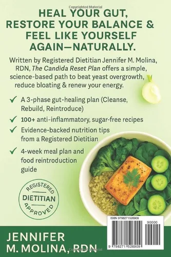Vista 2 de The Candida Reset Plan An Anti-Candida Diet Cookbook for Beginners A 3-Phase Gut-Healing Program with 100+ Recipes to Beat Yeast Overgrowth, Reduce