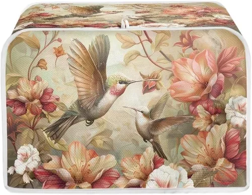 Vista 20 de Coldinair Cubierta para tostadora de dos rebanadas con estampado de aguacate, cubierta de electrodomésticos pequeños con diseño de frutas