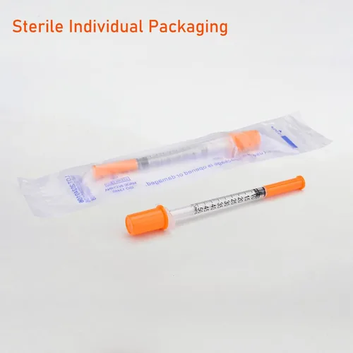 Vista 5 de Jeringas JIBENGAO 29Ga 0.5cc 1/2" (12.7mm) - Paquete de 20