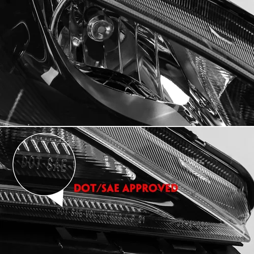 Vista 4 de FIONE Conjunto de faros delanteros compatible con Chrysler Pacifica 2018 2019 2020 (no apto para híbridos), proyector halógeno, faro delantero LH