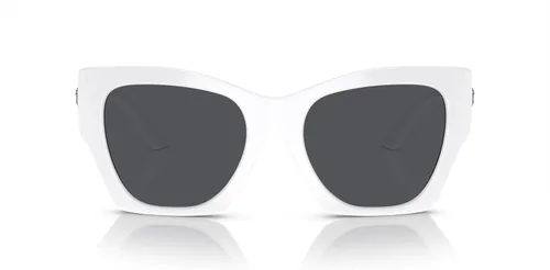 Vista 4 de Versace VE 4452 31787 Gafas de sol de moda de plástico blanco lente gris