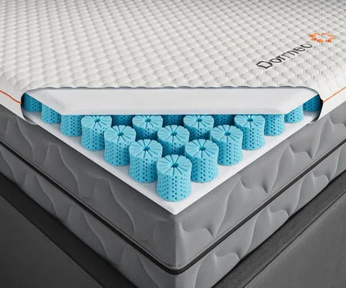 Vista 13 de Dormeo Premium Cubrecolchón Twin de Enfriamiento - Tecnología OctaspringⓇ de 3 zonas para un soporte óptimo de la espalda, fondo antideslizante