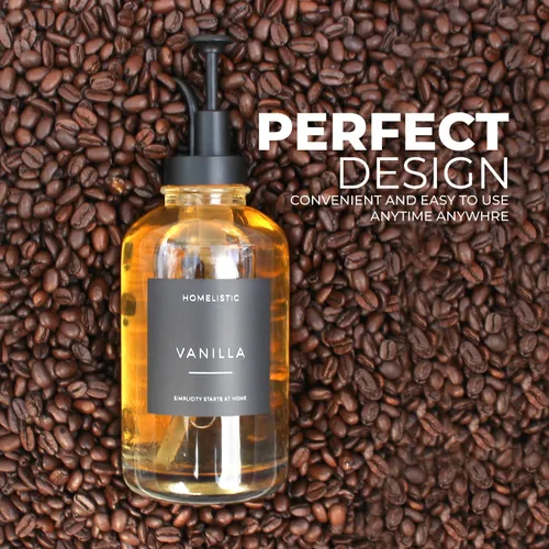Vista 7 de Homelistic Dispensador de jarabe para barras de café, juego de 2 botellas de jarabe de vidrio con bombas negras, 16.9 onzas, 16.9 fl oz, accesorios