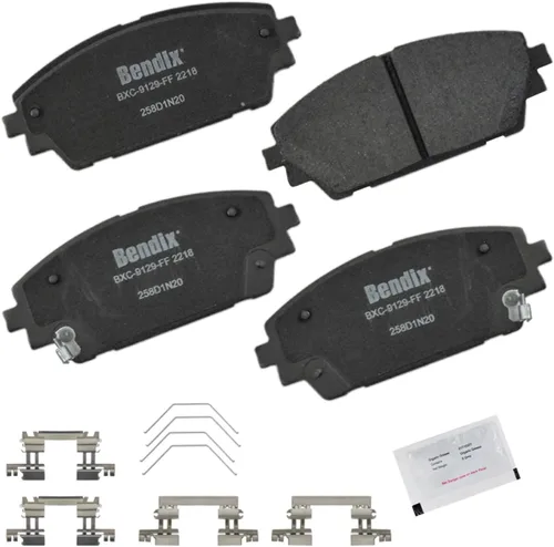 Vista 446 de Pastillas de freno delanteras semi-metálicas Bendix Priority1 CFM1774 para Ford Transit 2019-2017, Transit-150 2021-2015, Transit-250 2021-2015