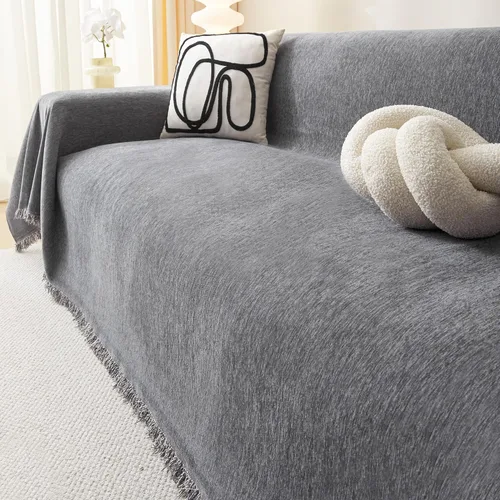 Vista 39 de MEETSKY Funda de sofá para sofá de cojines, protector de muebles de sofá, fundas de sofá de chenilla, fundas de sofá seccional para mascotas, funda