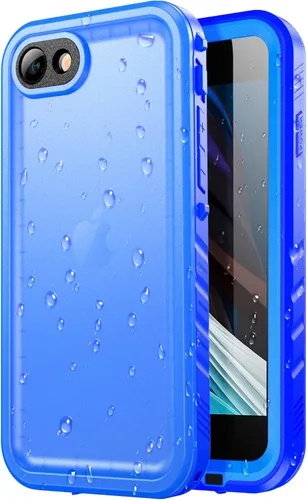 Vista 32 de SPORTLINK Funda impermeable para iPhone SE 3rd 2022/iPhone SE 2nd 2020/iPhone 7/8 - Carcasa completa a prueba de golpes y polvo con protector