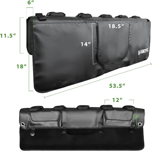 Vista 2 de Almohadilla Resistente para Compuerta de Bicicleta para Camionetas - Antideslizante, Impermeable y Protección Acolchada que se Adapta a la Mayoría