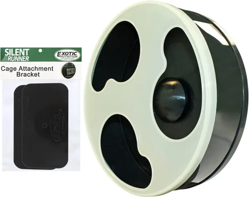 Vista 12 de Silent Runner - Rueda de ejercicio regular de 12 pulgadas, silenciosa, rápida y duradera, deslizadores de azúcar, hámsters, ratas hembras, ratones