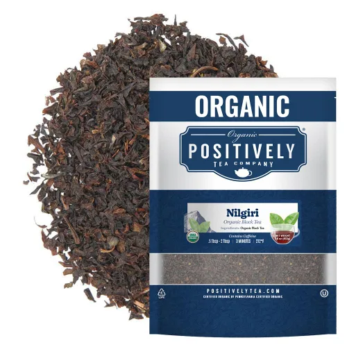 Vista 25 de Organic Positively Tea Company, Té Rooibos de vainilla y naranja sanguina, hoja suelta, 4 onzas