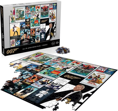 Vista 3 de James Bond - Juego de rompecabezas de 1000 piezas de James Bond Films