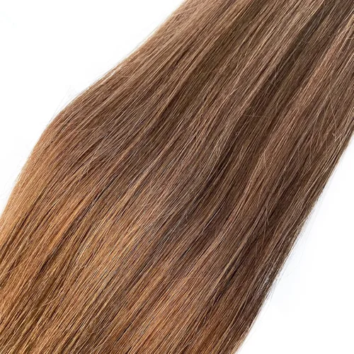 Vista 6 de Extensiones de cabello humano real con cinta, 20 piezas de cabello Remy invisible de doble cara, extensiones de cabello Remy con cinta adhesiva