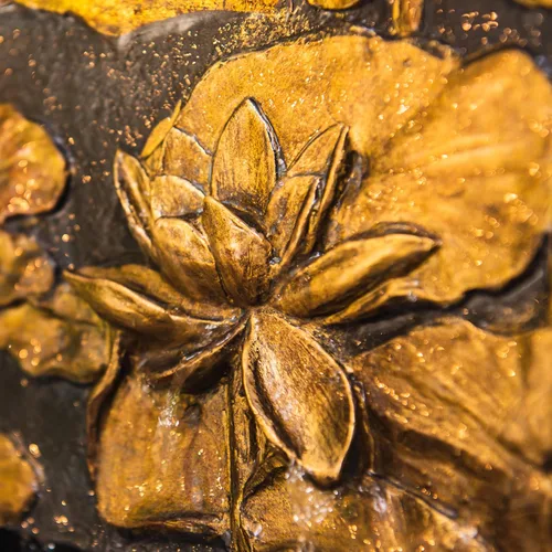 Vista 12 de XBrand Fuente de pared de agua de 29.5 pulgadas de alto con cara de Buda para interiores y exteriores, con bomba y protector contra salpicaduras